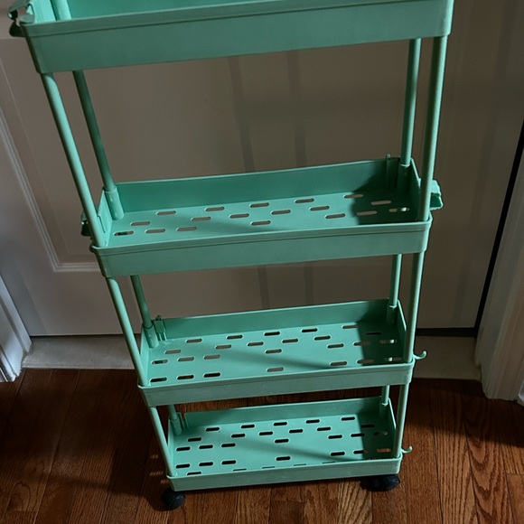 Green Rolling Storage Cart - Picture 4 of 4